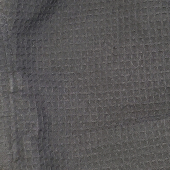 Dark gray spa, waffle, bath robe size small - Picture 2 of 6